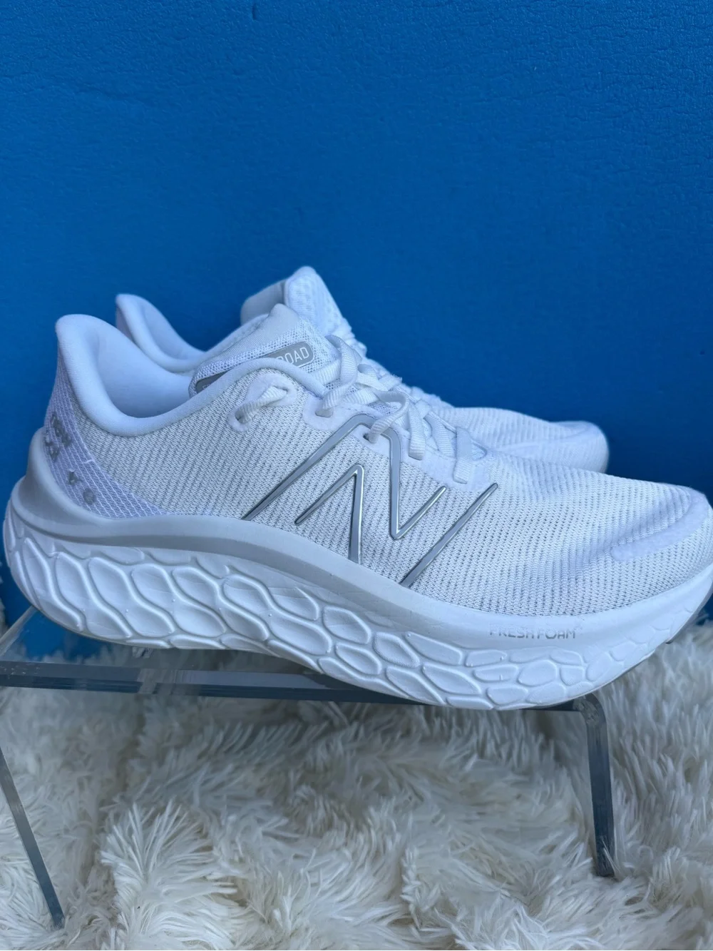 New Balance Women's White Athletic Running Sneakers